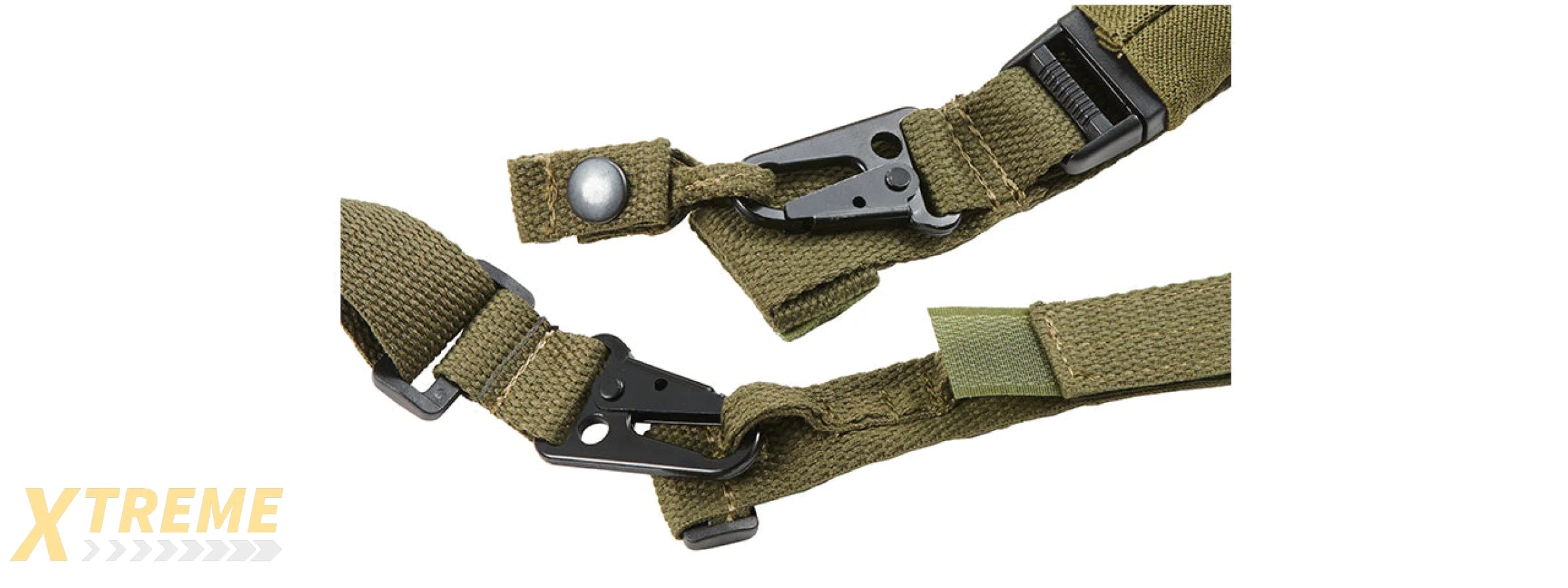 8 Fields MP5/G3/M4 Canvas 2-Point Gun Sling - (OD Green)