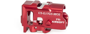 TTI Airsoft Infinity CNC TDC Hop Up Chamber for Umarex SRC G17 Gen5 MOS GBB Pistols - (Red)