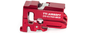 TTI Airsoft Infinity CNC TDC Hop Up Chamber for Umarex GHK G17 Gen5 MOS GBB Pistols - (Red)