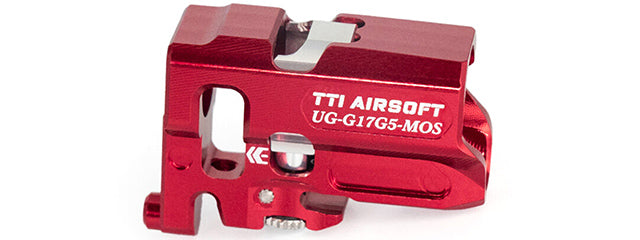 TTI Airsoft Infinity CNC TDC Hop Up Chamber for Umarex GHK G17 Gen5 MOS GBB Pistols - (Red)