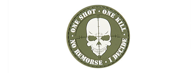 AC-130E ONE SHOT, ONE KILL PVC PATCH (OD)