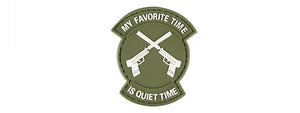 AC-130N MY FAVORITE TIME IS QUIET TIME PVC PATCH (OD)