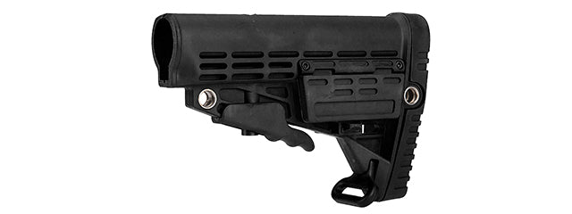 AC-405B ADJUSTABLE CRANE STOCK W/ COMPARTMENT (BLACK)