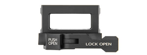 AC-517 RED DOT HOLLOW RISER MOUNT (BLACK)