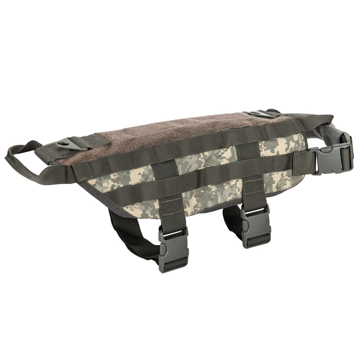 Tactical Training Molle Dog Harness (Size: X-Large) - Black