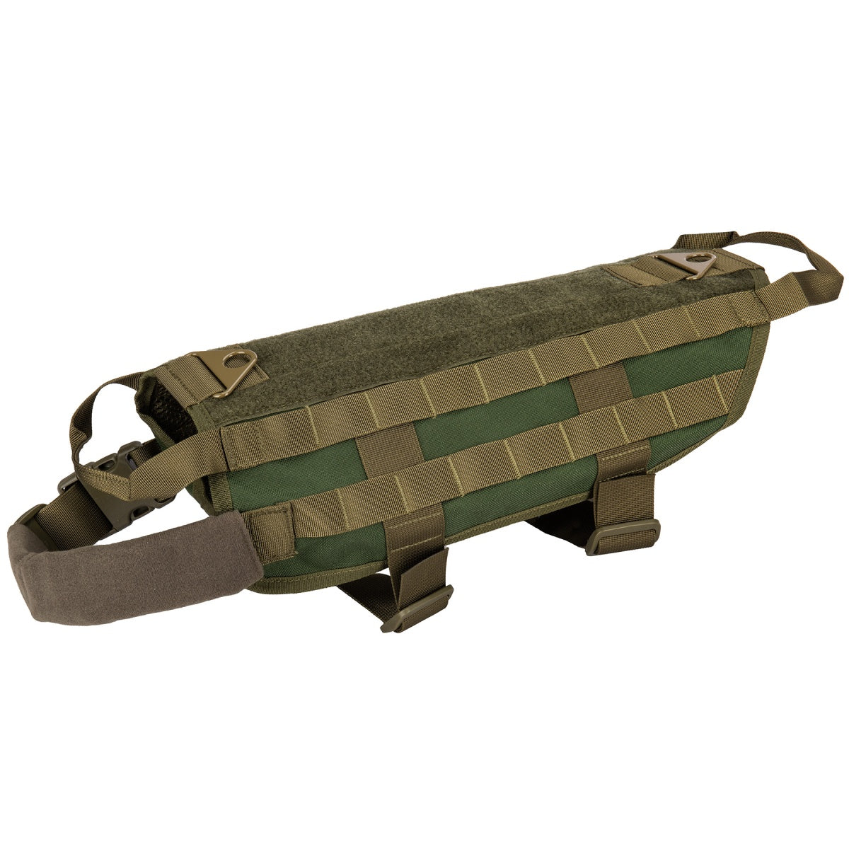 Tactical Training Molle Dog Harness (Size: Large) - OD Green