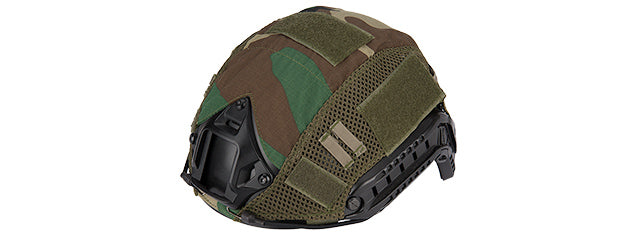 G-FORCE 1000D NYLON POLYESTER BUMP HELMET COVER - WOODLAND