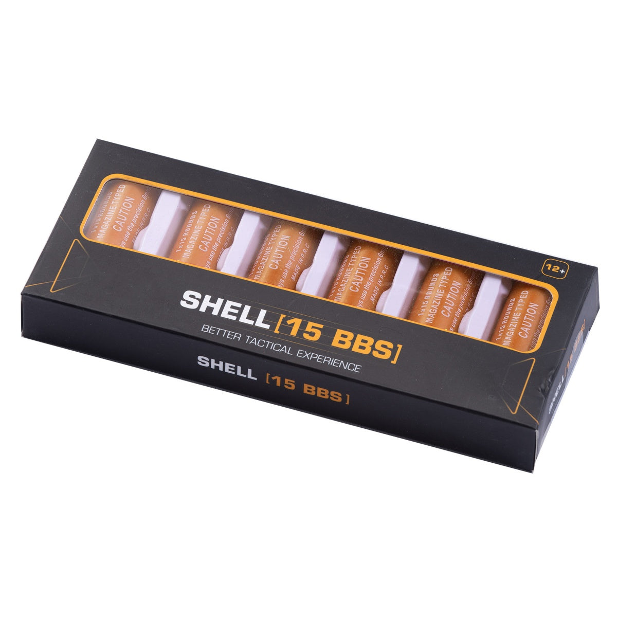 G-Force 15 Round Shotgun Shells for Multi & Single-Shot Airsoft Shotguns (Color: Orange / Pack of 6)