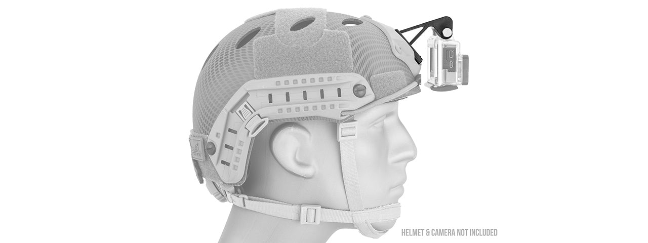 AC-887B GOPRO ATTACHMENT FOR TACTICAL HELMET SHROUDS (BLACK)
