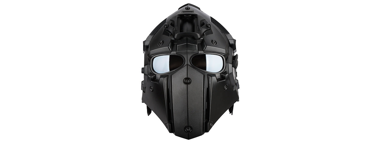 AC-892BB WOSPORT TACTICAL HELMET W/ NVG & TRANSFER BASE (BLACK)