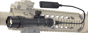 L001 500 Lumen Tactical LED Flashlight w/ Pressure Pad (BLACK)