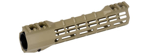 9" M-LOK Ultralight Rail System for M4 / M16 Airsoft AEG Rifles (MATTE TAN)
