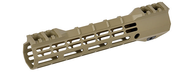 9" M-LOK Ultralight Rail System for M4 / M16 Airsoft AEG Rifles (MATTE TAN)