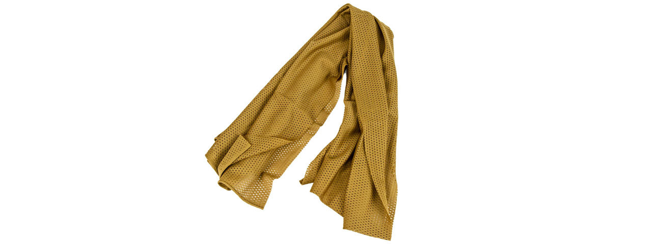 Spec Ops High Speed Sniper Veil Head Wrap Scarf (Color: Tan)