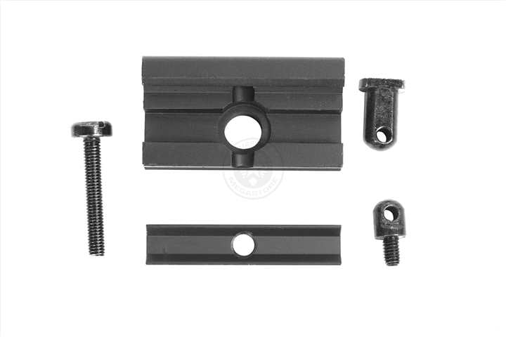 DBoys Full Metal 20mm RIS Bipod Adapter - For Standard RIS