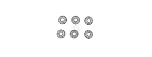 G&G AIRSOFT METAL 7MM BALL BEARING BUSHINGS - FOR METAL GEARBOX AEGS