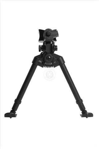 AGM Airsoft Full Metal Quick Release Bipod w/ Universal Sling Mount