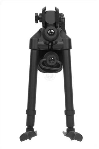 AGM Airsoft Full Metal Quick Release Bipod w/ Universal Sling Mount