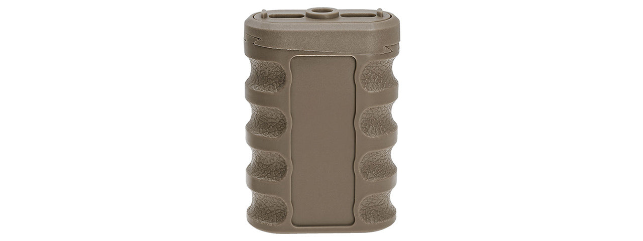 Atlas Custom Works 0-8 Degree Adjustable Vertical Foregrip for M-LOK & KeyMod Rails - (Tan)
