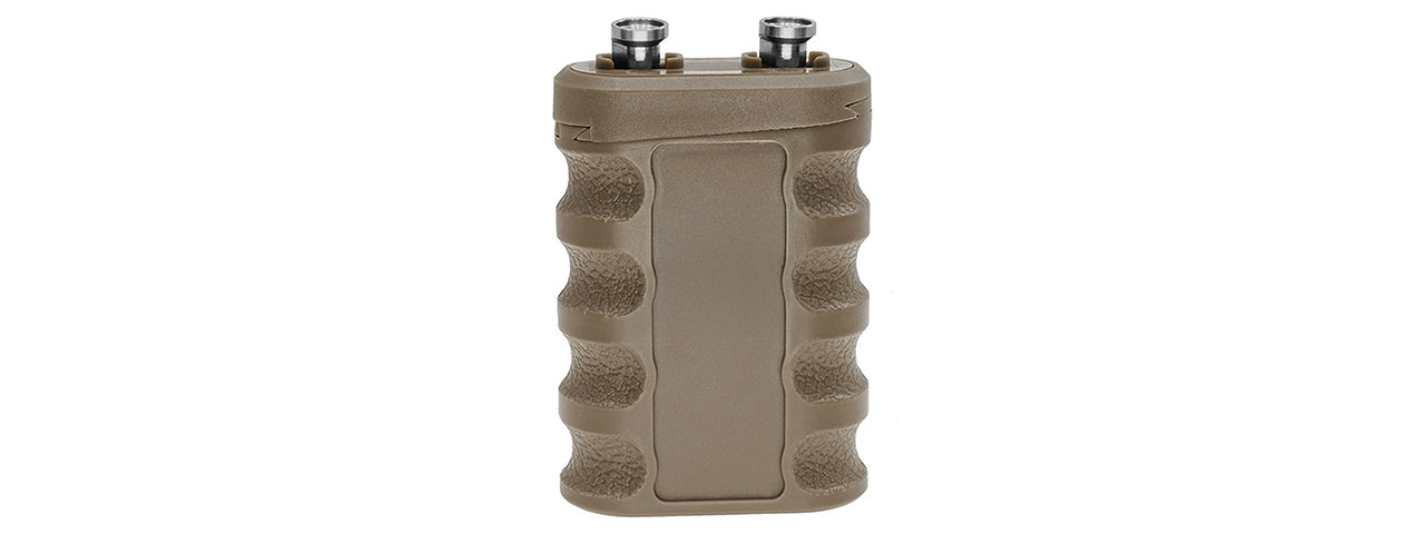 Atlas Custom Works 0-8 Degree Adjustable Vertical Foregrip for M-LOK & KeyMod Rails - (Tan)