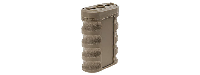 Atlas Custom Works 0-8 Degree Adjustable Vertical Foregrip for M-LOK & KeyMod Rails - (Tan)