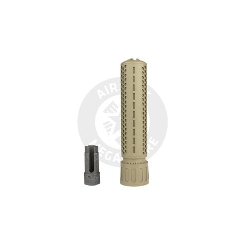 Atlas Custom Works KAC QDC Mock Suppressor with Flash Hider (Color: Tan)