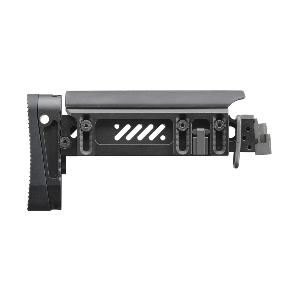 Atlas Custom Works PT-1 Side Folding Stock for E&L AK Series Airsoft Rifles (Color: Black)