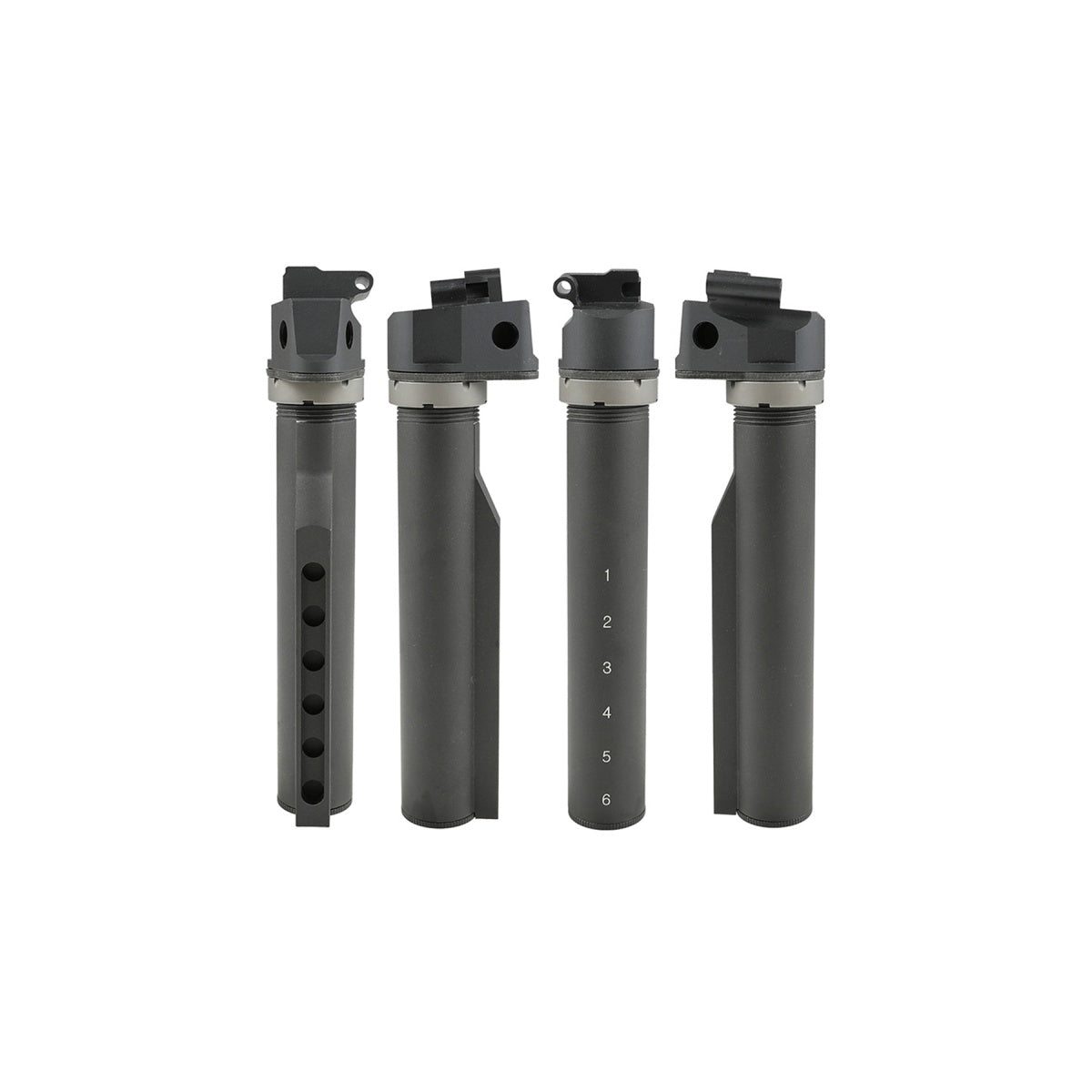 Atlas Custom Works AK to M4 Stock Adaptor with Buffer Tube for E&L AK Series Airsoft Rifles (Color: Black)