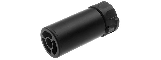 ATLAS CUSTOM WORKS FULL METAL SOCOM QD BARREL EXTENSION W/ FLASH HIDER MINI (BLACK)