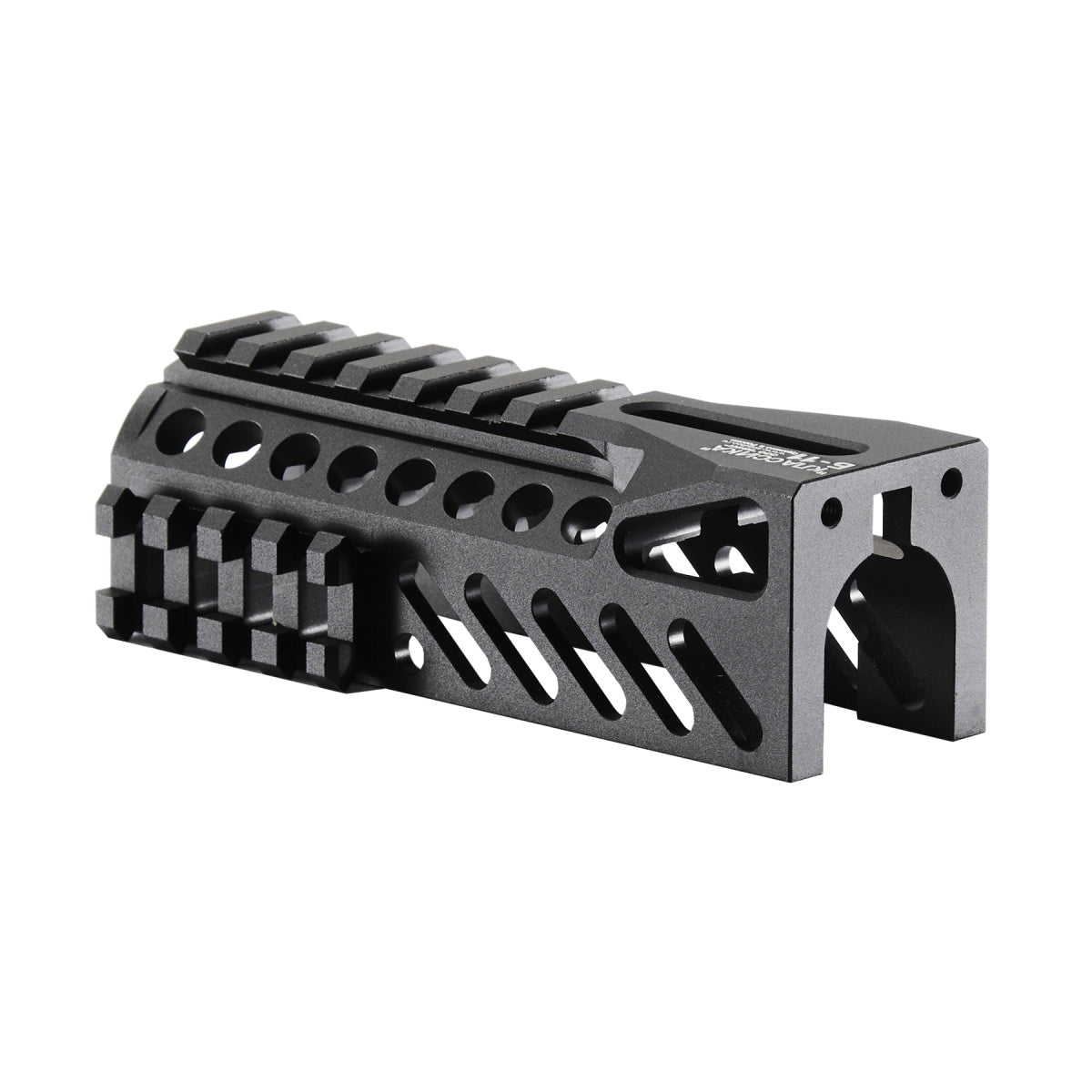 Atlas Custom Works B-11 Railed Handguard for AKS-74u Airsoft AEG Rifles (Color: Black)