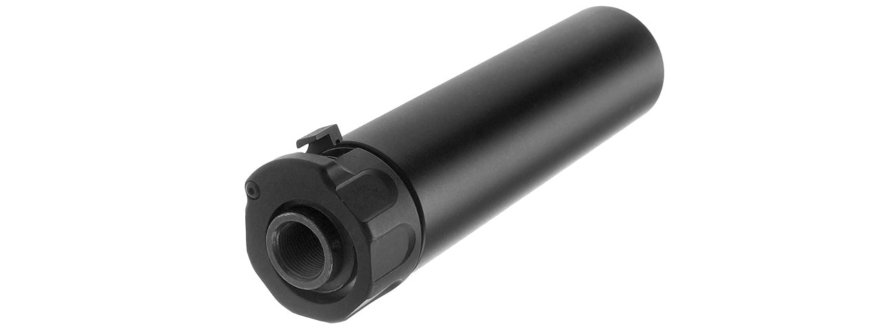 ATLAS CUSTOM WORKS FULL METAL SOCOM QD 5.3 BARREL EXTENSION W/ FLASH HIDER MINI2 (BLACK)