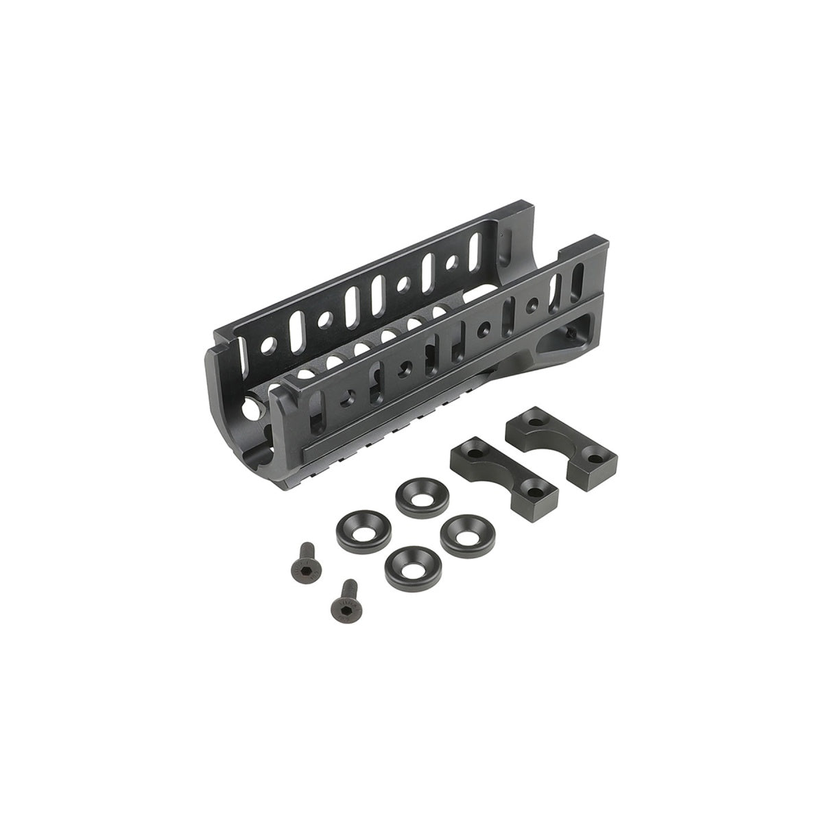 Atlas Custom Works B-11U Railed Handguard for AKS-74U Series Airsoft Rifles (Color: Black)