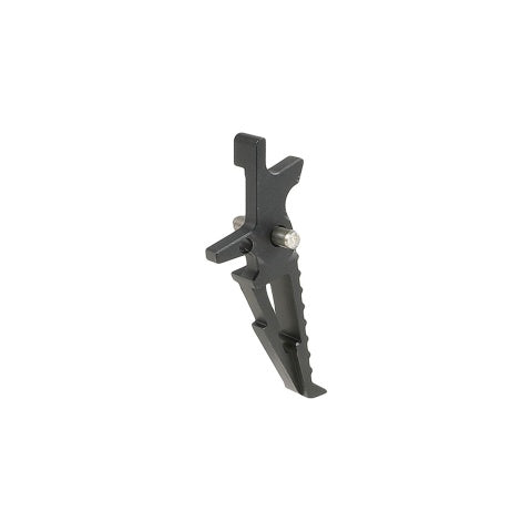Atlas Custom Works CNC Aluminum Racing Trigger for M4 Airsoft AEG Rifles (Color: Black)