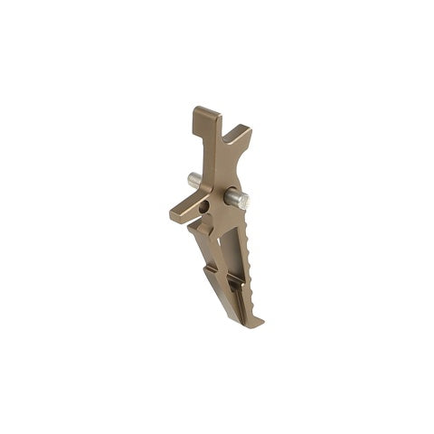 Atlas Custom Works CNC Aluminum Racing Trigger for M4 Airsoft AEG Rifles (Color: Flat Dark Earth)
