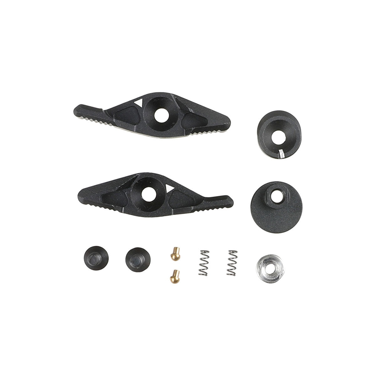 Atlas Custom Works Si Type Ambidextrous Selector for Airsoft M4/M16 Series AEGs (Color: Black)