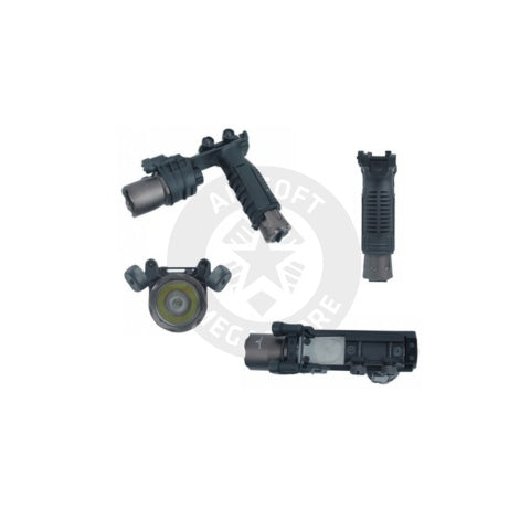 Atlas Custom Works M910A Vertical Foregrip Flashlight LED - BLACK