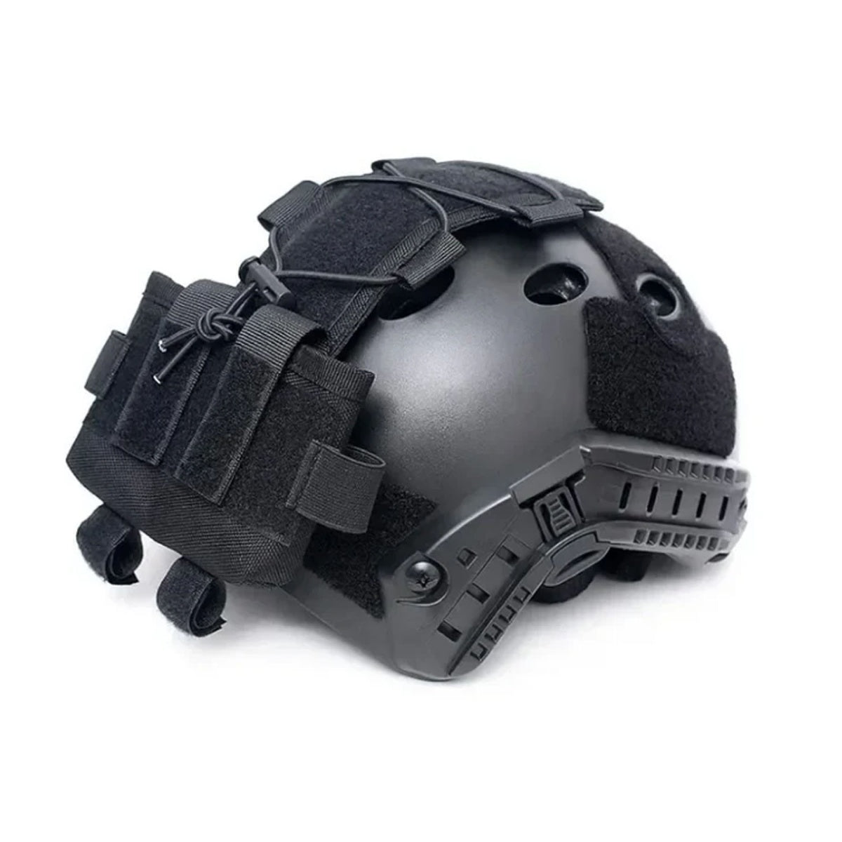 Atlas Custom Works MK3 Battery Pouch for Bump Style Helmets - BLACK