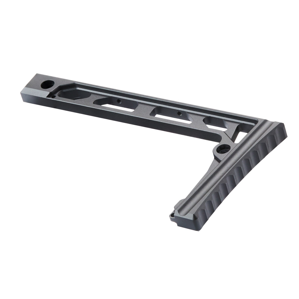 Atlas Custom Works SS-8 Style Folding Stock with 1913 Picatinny Rail Folding Mech (Color: Black)