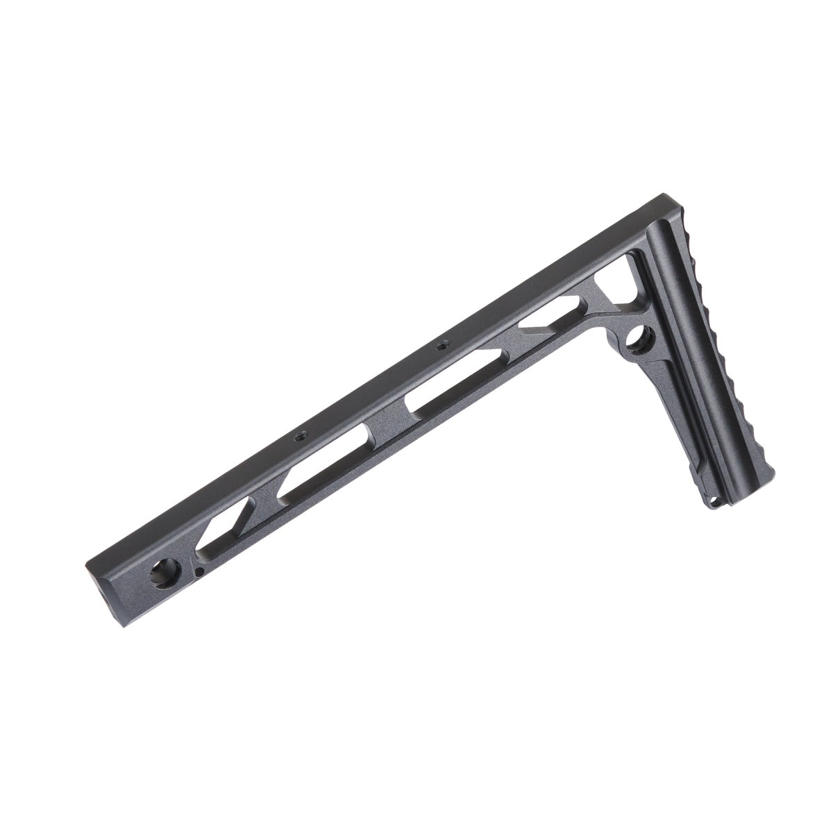 Atlas Custom Works SS-8 Style Folding Stock with 1913 Picatinny Rail Folding Mech (Color: Black)