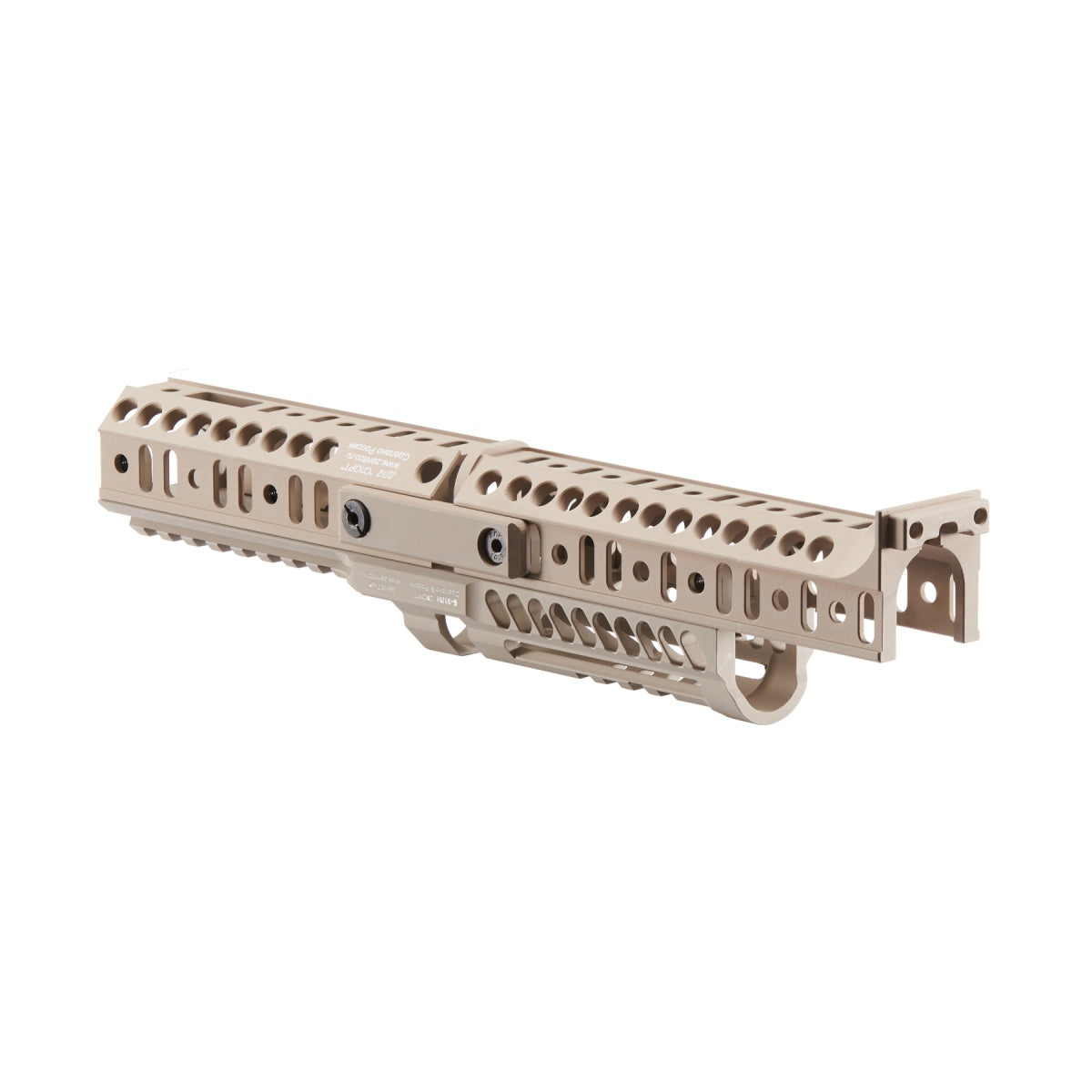 Atlas Custom Works Sport 3 Rail Kit for LCT PP19 Airsoft AEG (Color: Tan)