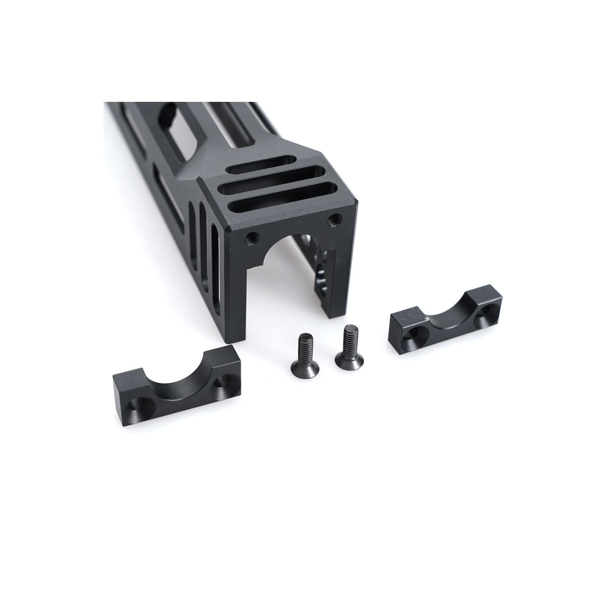 Atlas Custom Works AKM Lower Aluminum Handguard for LCT, GHK, DBoys AK Series Airsoft Rifles (Color: Black)