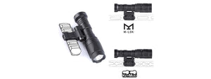 Atlas Custom Works M340C Scout Light PRO Rail Mount LED Flashlight - (Black)