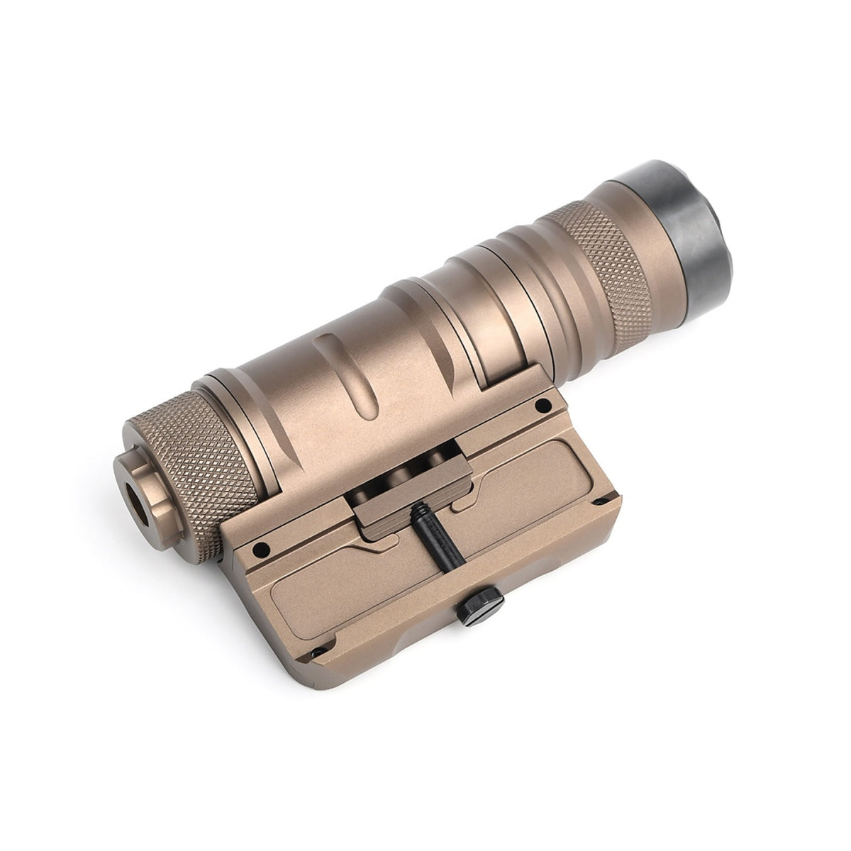 Atlas Custom Works 1800 Lumen Rail Mounted Tactical Flashlight - BLACK