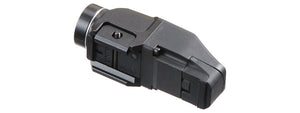 Atlas Custom Works Tactical Rail Mounted Button Flashlight - (Black)
