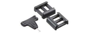 Atlas Custom Works Tactical Rail Mounted Button Flashlight - (Black)