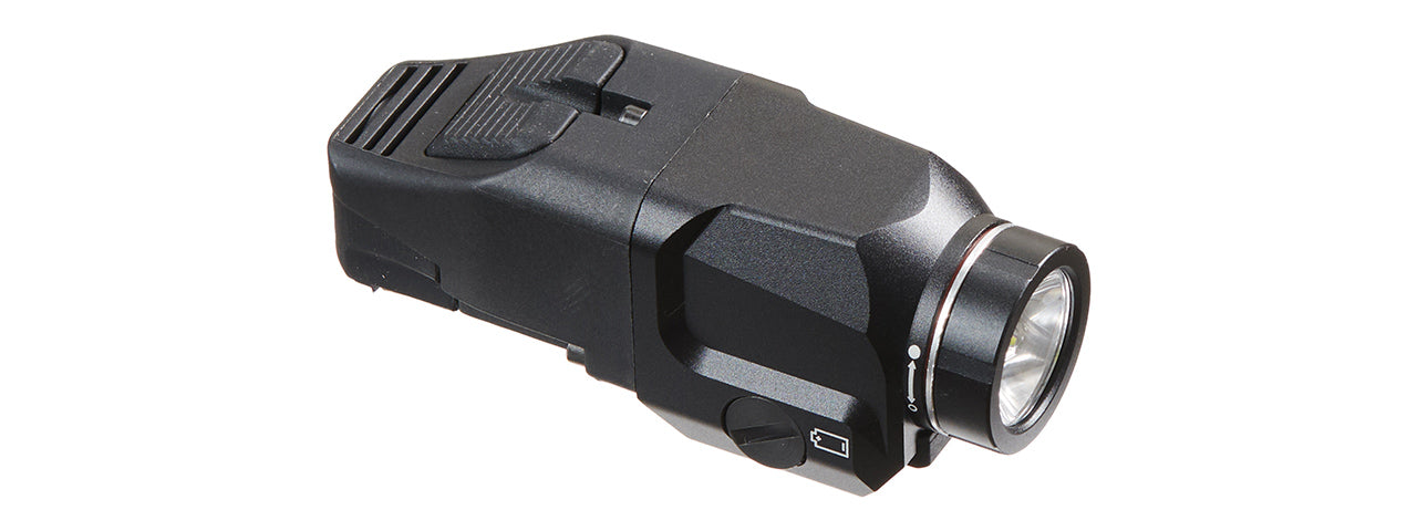 Atlas Custom Works Tactical Rail Mounted Button Flashlight - (Black)