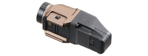 Atlas Custom Works Tactical Rail Mounted Button Flashlight - (Dark Earth)