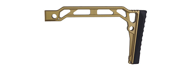 Atlas Custom Works Skeleton Stock w/ Butt Pad for 20mm Rails - (Tan)