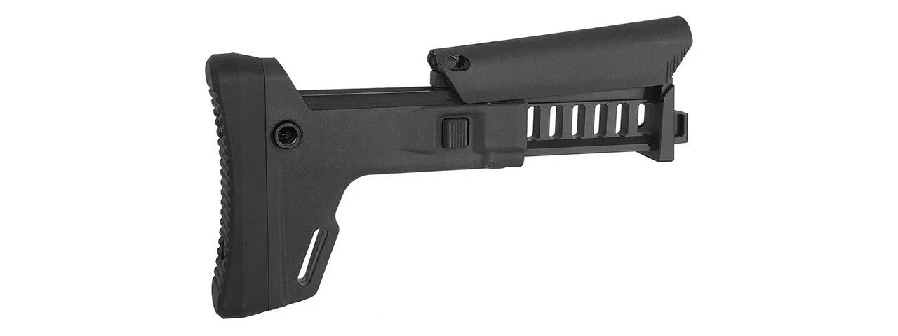 Atlas Custom Works ACR Style Retractable Stock for CYMA AK Airsoft Rifles - (Black)