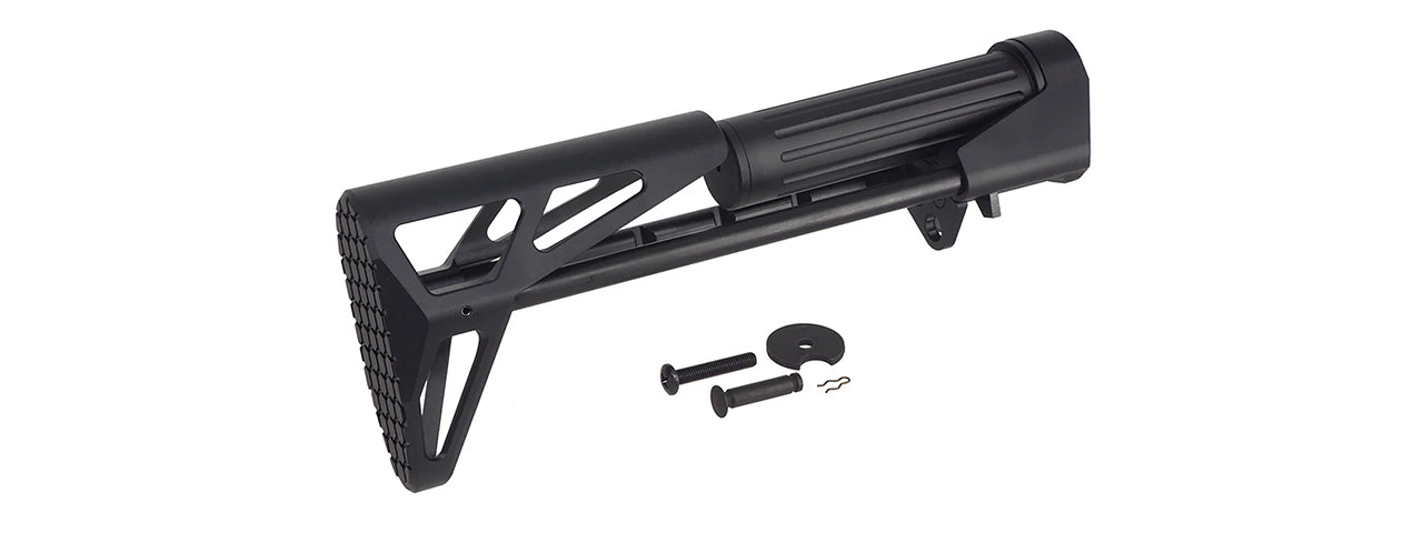 Atlas Custom Works MDX Retractable CQB Stock for M4 AEG Rifles- (Black)